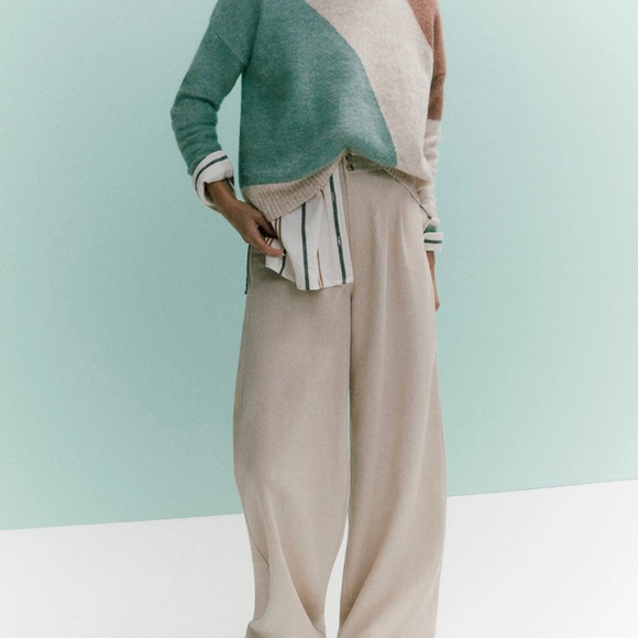 Madewell The Harlow Wide-Leg Pant Sz 0 - Picture 2 of 10